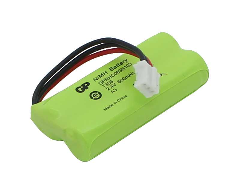 Bild von Telefonakku NiMH 2,4V 800mAh ersetzt GP GPRHC063N103