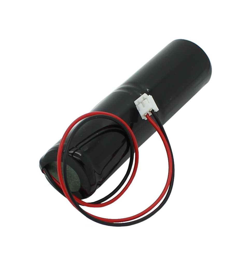 Bild von Notleuchtenakku NiMH 2,4V 1800mAh L1x2 Sub-C mit Kabel und Stecker passend für: RZB GSUN3 671707.002