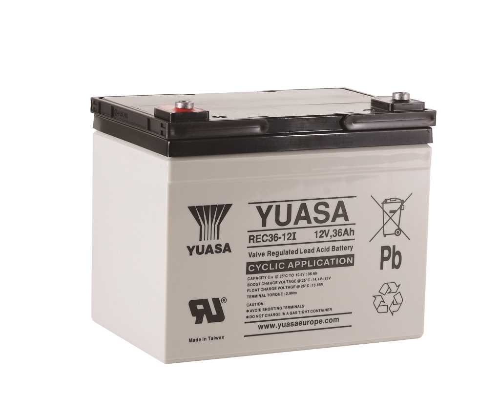 Bild von Yuasa REC36-12I 12V 36Ah zyklenfest