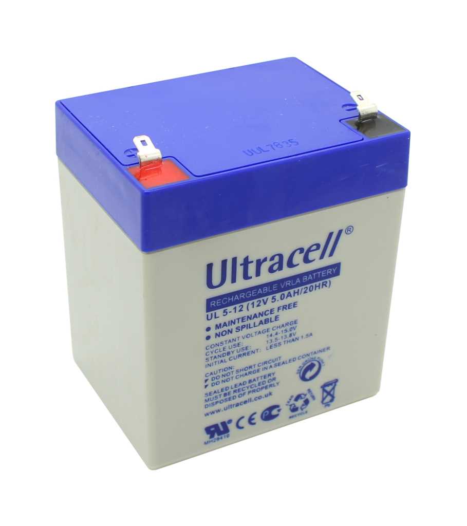 Bild von Ultracell UL5-12 12V 5Ah 4,8mm Faston