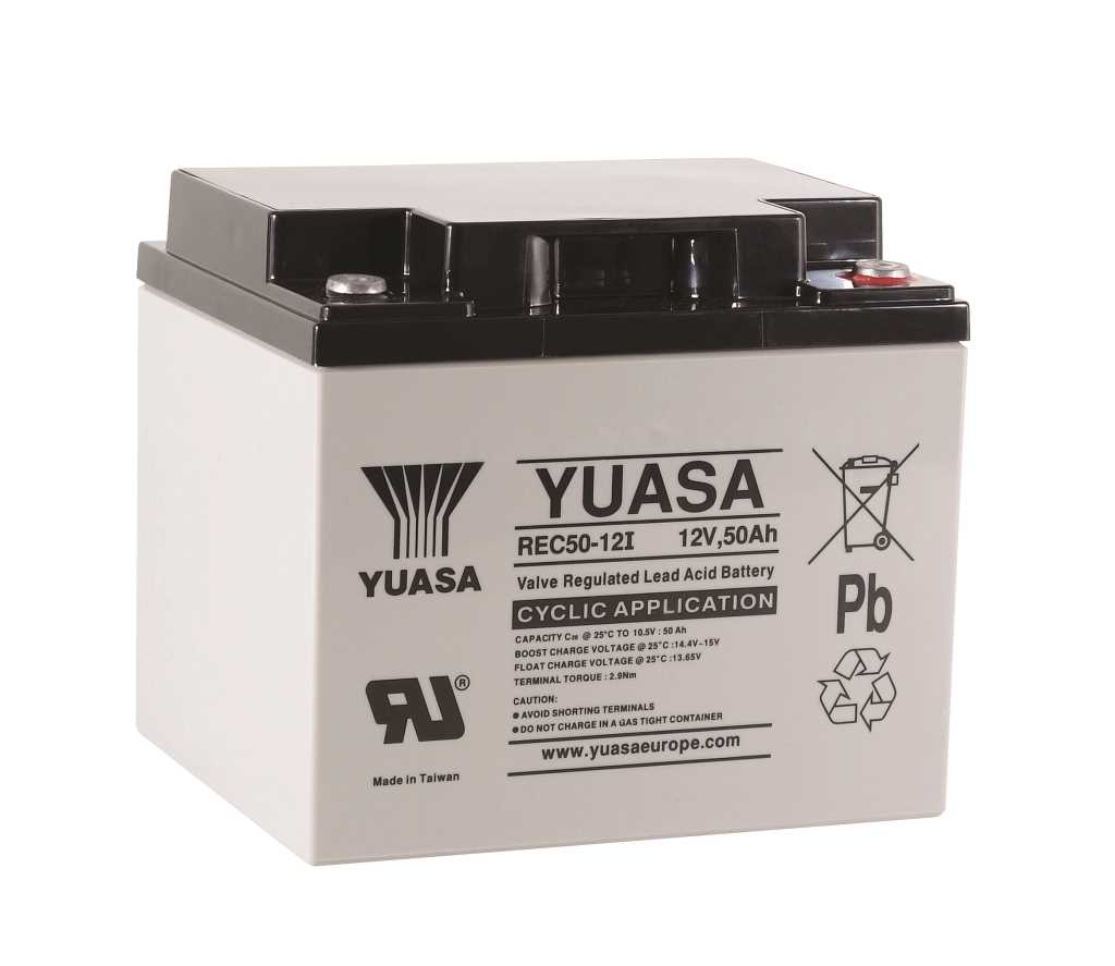 Bild von Yuasa REC50-12I 12V 50Ah zyklenfest