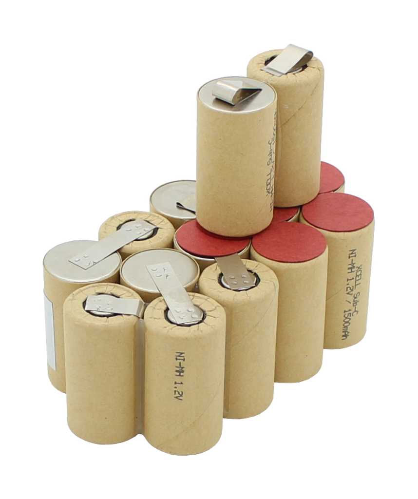 Bild von Einsatz für Werkzeugakku NiMH 18V 3,0Ah zum Selbsteinbau passend für Meistercraft MBR180-22D