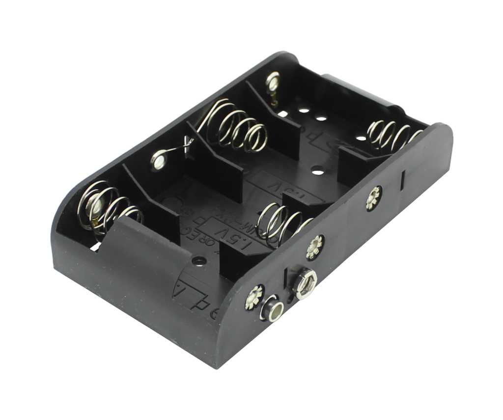 Bild von Batteriehalter für 4x Baby mit Druckknopf