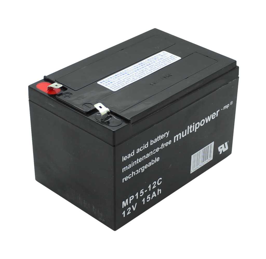 Bild von Multipower MPC15-12 12V 15Ah zyklenfest
