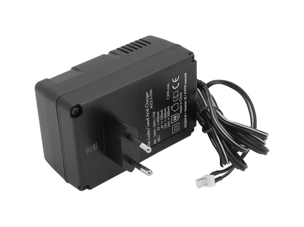 Bild von Ladegerät für Bleiakku mit JST-Anschluß passend für Yuasa NP0.8-12, Yucel Y0.8-12, Multipower MP0.8-12JST