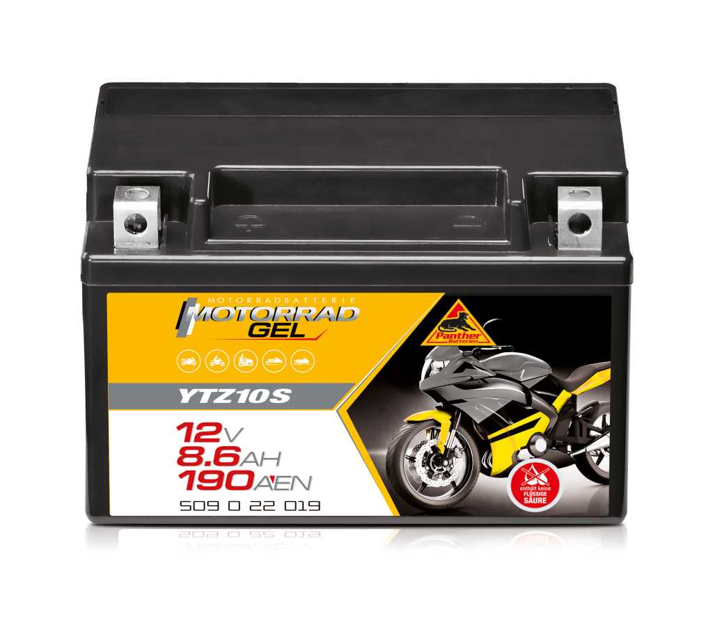 Bild von Panther Motorrad Gel 50922 12V 9Ah 210A (EN) ETN 509 0 22 019, DIN 50922, Japan-Nr. YTZ10S