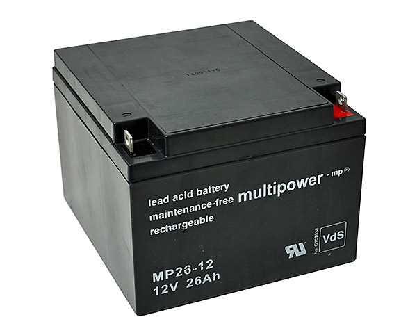 Bild von Multipower MP26-12I 12V 26Ah