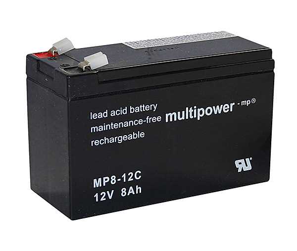 Bild von Multipower MPC8-12 12V 8Ah zyklenfest