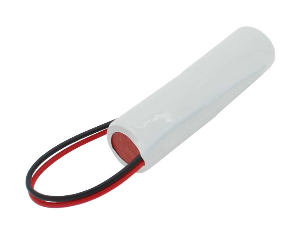 Bild von Notleuchtenakku NiMH 2,4V 1800mAh L1x2 Sub-C mit 200mm Kabel einseitig