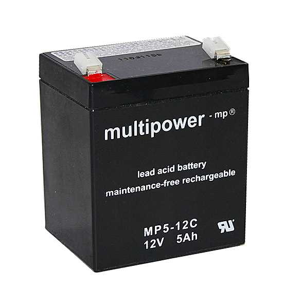 Bild von Multipower MPC5-12 12V 5Ah zyklenfest