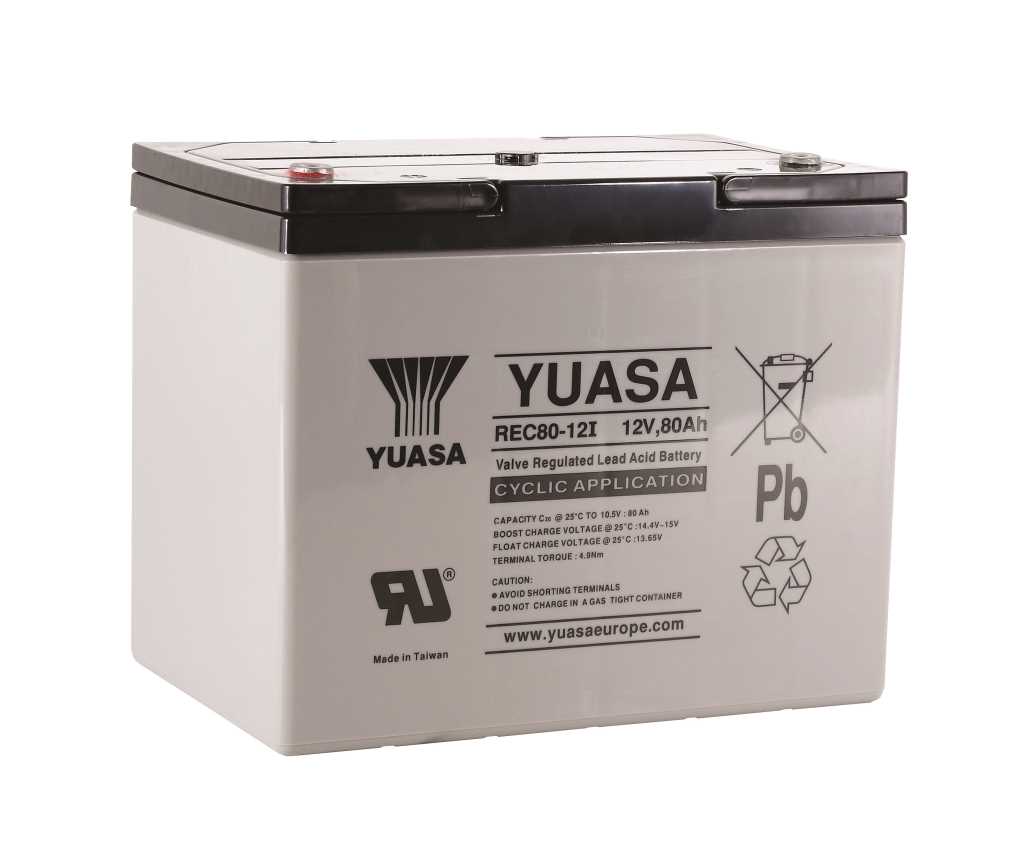 Bild von Yuasa REC80-12I 12V 80Ah zyklenfest