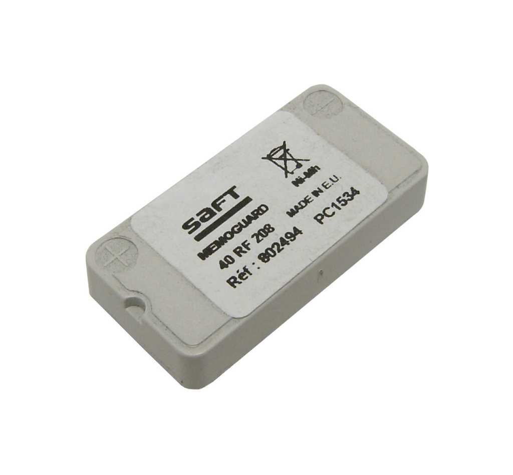 Bild von Arts Memoguard 40RF208 NiMH 2,4V 80mAh ersetzt Saft Memoguard 40RF206