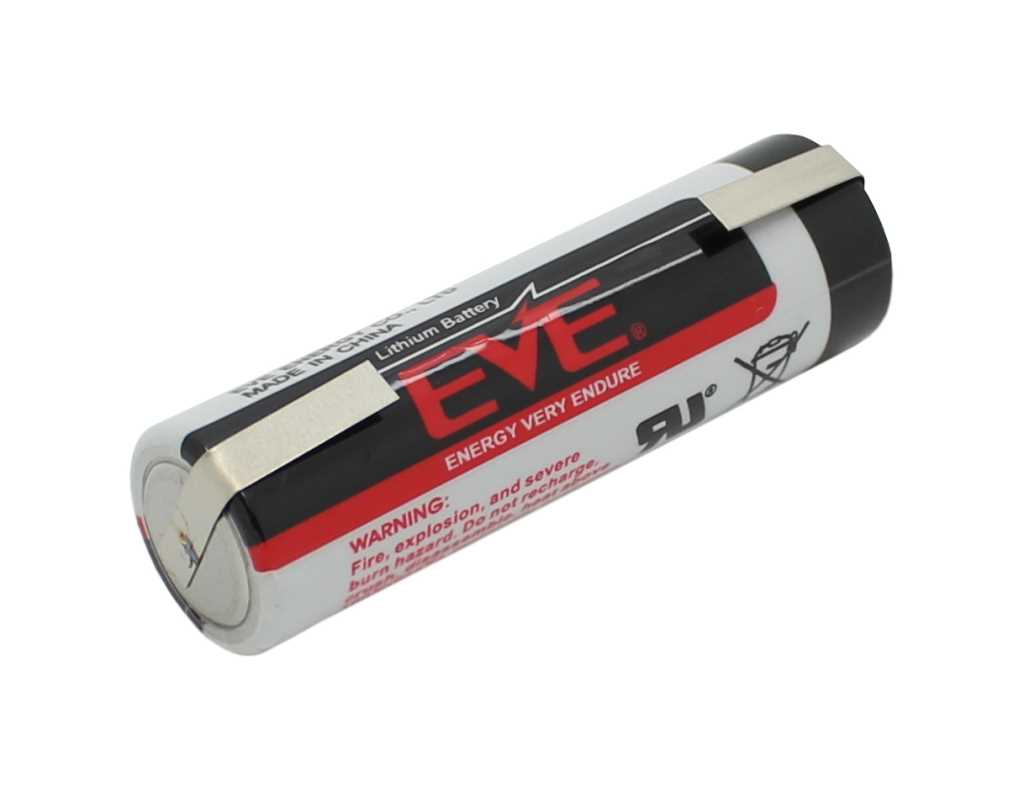 Bild von EVE ER14505/T AA 3,6V mit Lötfahnen U-Form