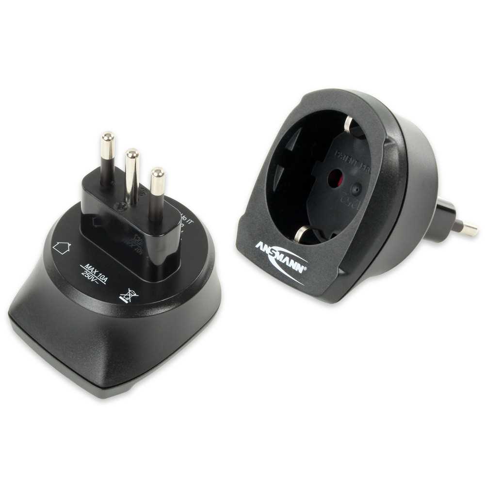 Bild von Ansmann Reisestecker "EU to IT" 1250-0005