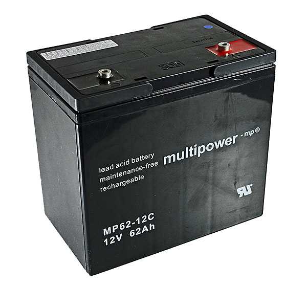 Bild von Multipower MPC62-12I 12V 62Ah zyklenfest