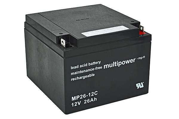 Bild von Multipower MPC26-12I 12V 26Ah zyklenfest