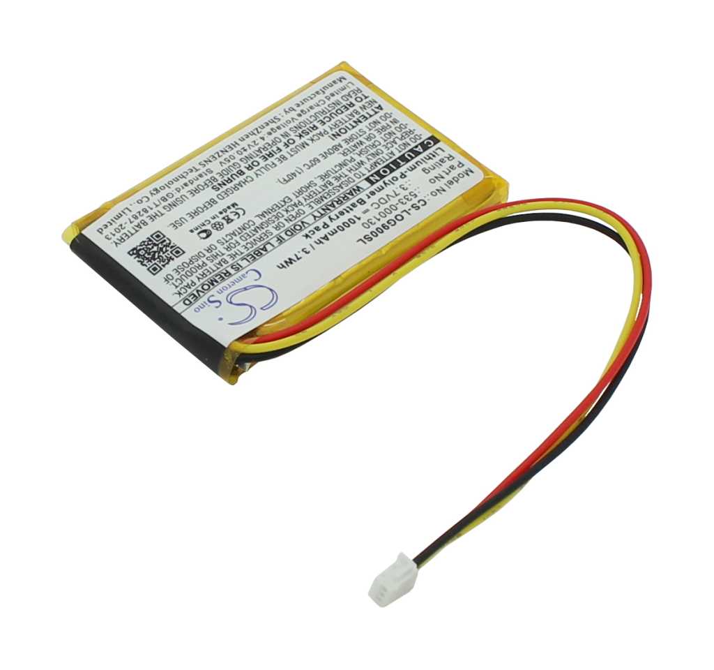 Bild von Ersatzakku LiPoly 3,7V 1000mAh passend für Logitech G900